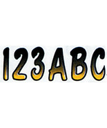 Hardline YEBKG200 3&quot; Letter &amp; Number Kit - Yellow/Black - $728.46 MXN