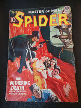 The Spider Pulp Magazine The Withering Death December 1938 VG+ - £354.89 GBP