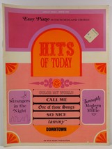 Hits of Today Series One Easy Piano with Words and Chords - $4.99