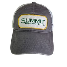 Summit Brewing Co. Trucker Hat Gray White Mesh Snapback Brewery Branding... - $19.99