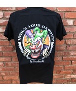 Dickies Hellanbach Evil Clown Who’s Your Daddy? Joker Black Button Shirt... - €29,60 EUR