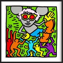 Andy Warhol / Keith Haring (Andy mouses) beautiful! - £1,973.42 GBP