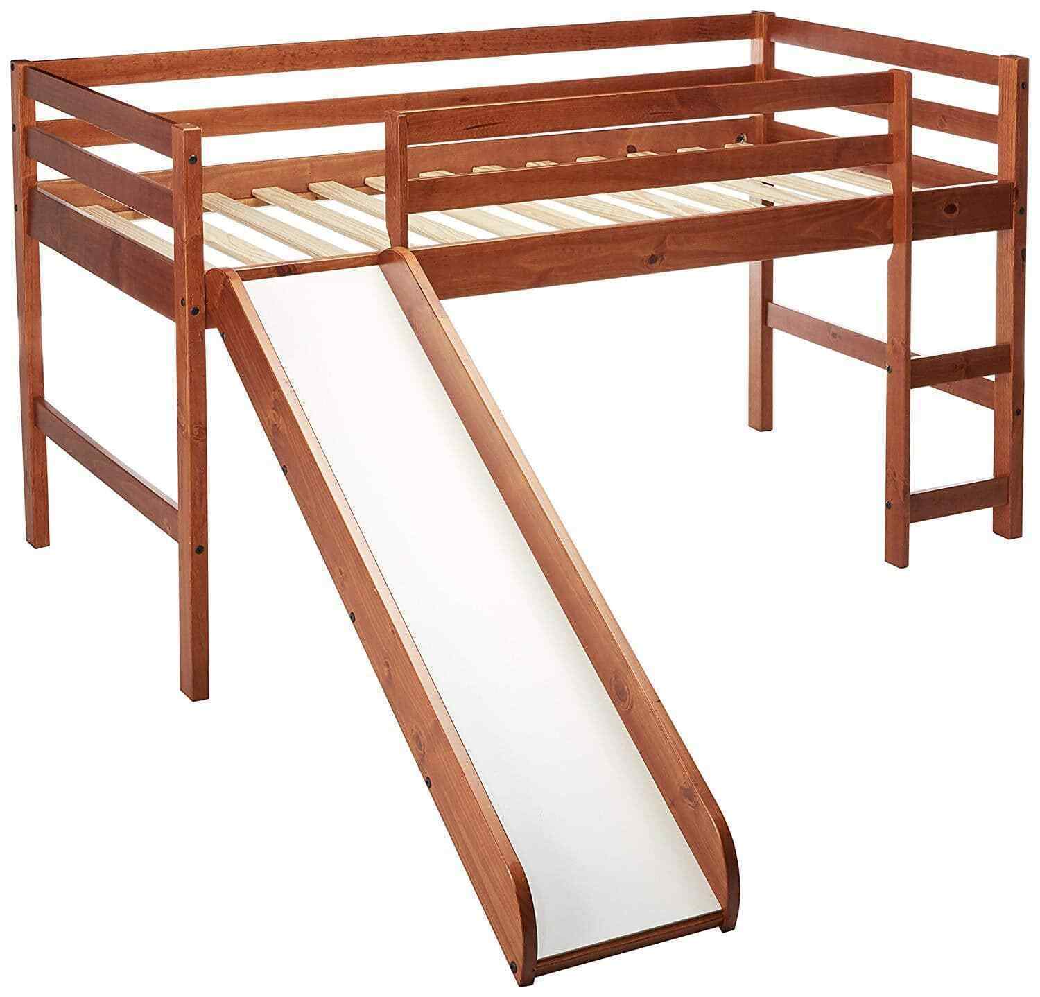 Blake Loft Bed with Slide in Espresso - $494.01