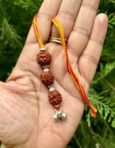 925 SILVER MAULI KALAWA RAKHI BRACELET 1 Pc Kalaya Hindu Charms, Hanging 4 - $24.19