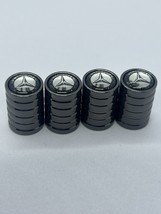 4x Dark Grey Tire Air Valve Stem Cap Fits Most Mercedes Cars Wagons &amp; SUVs - $249.18 MXN