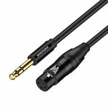 25Ft Trs 1/4 Inch 6.35Mm/6.5Mm To Xlr Female Balanced Interconnect Audio... - £20.32 GBP