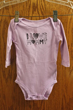 Just One You by Carter&#39;s &quot;I Love Mommy&quot; Purple One-Piece - size Girls 6 Months - £4.68 GBP