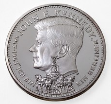 1993 Liberia 10 Dollars Silver Coin, John F. Kennedy KM# 104 - $48.51