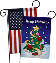Merry Christmas - Impressions Decorative USA - Applique Garden Flags Pac... - £24.66 GBP
