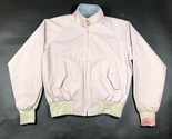 Vintage Woolrich Damen L Pink Grau Leichter Mantel Wendbar Reißverschlus... - $37.05