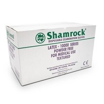 Shamrock Powder Free Textured Latex Gloves -Size XLarge Case Pack of 1000 Gloves - £46.10 GBP