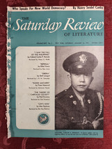 Saturday Review Magazine January 16 1943 Carlos P. Romulo Bataan Wwii Phillipine - £12.63 GBP