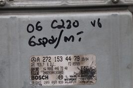 06 Mercedes W203 C230 ECU Engine Computer EIS Ignition FOB ISL Set 6spd Manual image 2