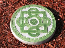 1 DIY 14"x2" ROUND CELTIC STEPPING STONE MOLD MAKE CRAFTS AT HOME FOR $1.00 EACH image 2