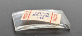 NOS Fulton Mineral / Glass Rectangular Watch Crystal M3-224D 144  MX2242... - $12.86