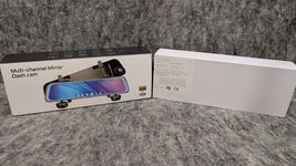 4 Channel Mirror Dash Cam, Dash Cam Front and Rear/Inside, Touch Screen ... - $84.99