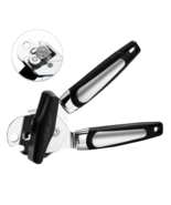 ReaNea Stainless Steel Black Handle Manual Can &amp; Bottle Opener - $12.86