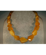 Antique Baltic Natural 54gr Butterscotch Egg Yolk Amber Bead Necklace - $670.00