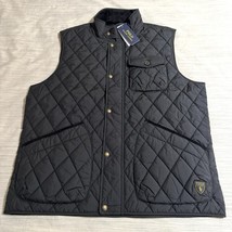 Polo Ralph Lauren Mens  The  Beaton  Quilted Utility Vest  Black  Sz Lar... - $220.59