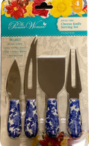 The Pioneer Woman Heritage Floral Cheese Knife &amp; Fork Charcuterie Set (4-Pieces) - £10.31 GBP
