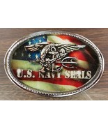 NAVY SEALS/ US Flag Epoxy Belt Buckle - NEW - $24.99 CAD