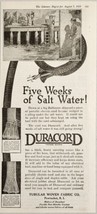 1920 Print Ad Duracord Woven Cord Tubular Woven Fabric Co. Pawtucket,RI - £14.24 GBP