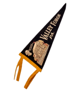 Vtg Valley Forge Pennsylvania PA Washingtons Headquarters Felt Pennant 1... - $16.12 CAD