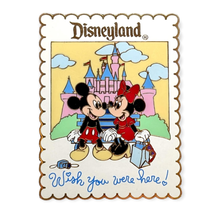 Mickey Mouse and Minnie Minnie Disney Pin: Wish You Were Here Disneyland... - $45.90