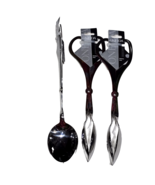 3 Pack Oneida Stainless Steel Salad Tongs 11.5in - €22,16 EUR