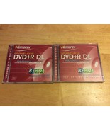 MEMOREX DVD+R DL new lot of 2 - £6.29 GBP
