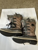 Sorel Women’s Tofino Distressed Waterproof Fur Winter Boots     Size 6 1... - £23.54 GBP