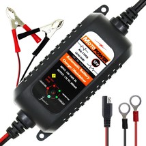 12V 800mA Fully Automatic Battery Charger Maintainer for Cars RVs Boats ATVs - £19.22 GBP