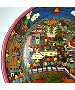 Beautiful Detailed Handmade Painted Pascuala Marcelo Mexican Handled Tra... - €40,56 EUR