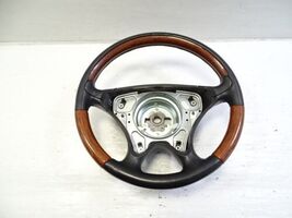 01 Mercedes R170 SLK320 steering wheel, wood/leather, black 1704601403 - €102,28 EUR