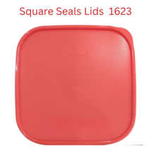 Tupperware Modular Mates Replacement Square Seals Lids Code 1623 Peach -... - $15.17 CAD
