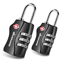 2 Pack Tsa Approved Travel Luggage Locks, Combination Lock Keyless, 3-Di... - $12.99