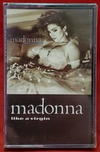 Madonna &quot;Like a Virgin&quot; 1984 SIRE Records Vintage Cassette Tape NEW SEALED - £51.62 GBP