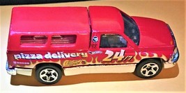 Hot Wheels Dodge Ram Pickup 1500 Truck Red 24/7 Pizza Delivery - £3.33 GBP