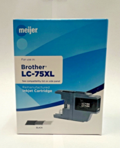 Meijer Remanufactured Ink Cartridge for Brother LC-75XL - BLACK (LC75BK,... - $9.48