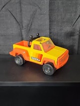 Vintage Tonka Truck 1979 Yellow Orange Pick Up Truck Metal Plastic VTG O... - $27.99