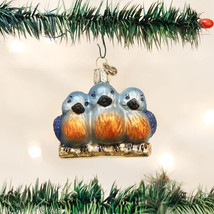 Old World Christmas Feathered Friends Glass Christmas Ornament 16060 - £13.24 GBP