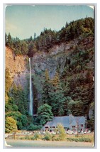 Multnomah Falls Columbia River Highway Oregon OR Chrome Psotcard K16 - £1.52 GBP