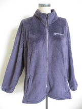 Free Country Butter Pile Fleece Zip Jacket XXL 18 Aubergine Purple Fuzzy... - £19.57 GBP