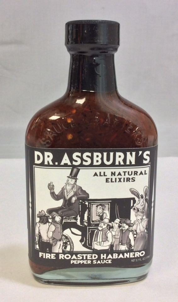 Sauce Crafters Dr. Assburns Fire Roasted Habanero Hot Sauce Pepper 5.7 O... - $7.66