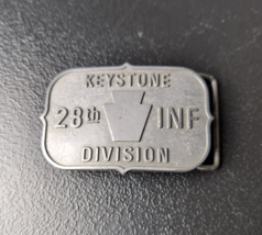 Belt Buckle Keystone 28th Inf Division For Extension of Enlistment Limit... - $21.19