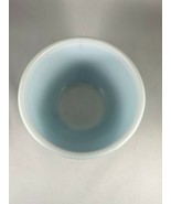 Vintage Blue Distressed Finish Pyrex Milk Glass Mixing Bowl - £14.94 GBP
