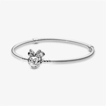 Pandora Sterling Silver Mickey Mouse Charms Bracelet, Fits European Charm  - £15.01 GBP