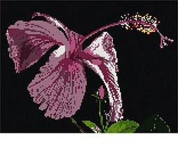 Pepita needlepoint kit: Elegant Hibiscus, 12&quot; x 9&quot; - £64.28 GBP+