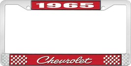 1965 Chevy Chevrolet GM Licensed Front Rear Chrome License Plate Holder Frame - £1,604.87 GBP