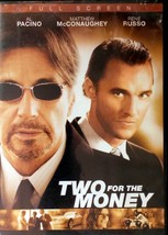 Two For the Money [DVD 2006] Al Pacino, Matthew McConaughey, Rene Russo - £0.90 GBP